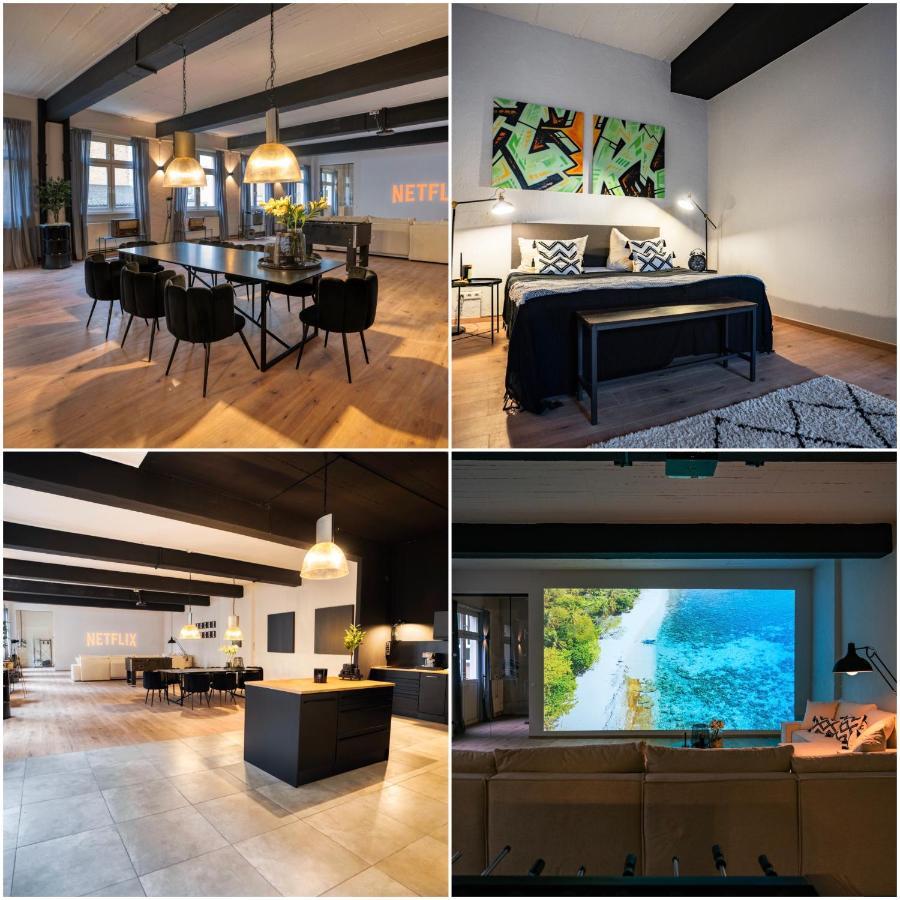 Design Loft - 200Qm2 - Heimkino - Bestlage - Parkplatz Wiesbaden Buitenkant foto